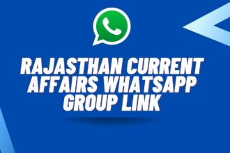 Rajasthan Current Affairs Whatsapp Group Link