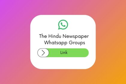 The Hindu Newspaper WhatsApp Group Links